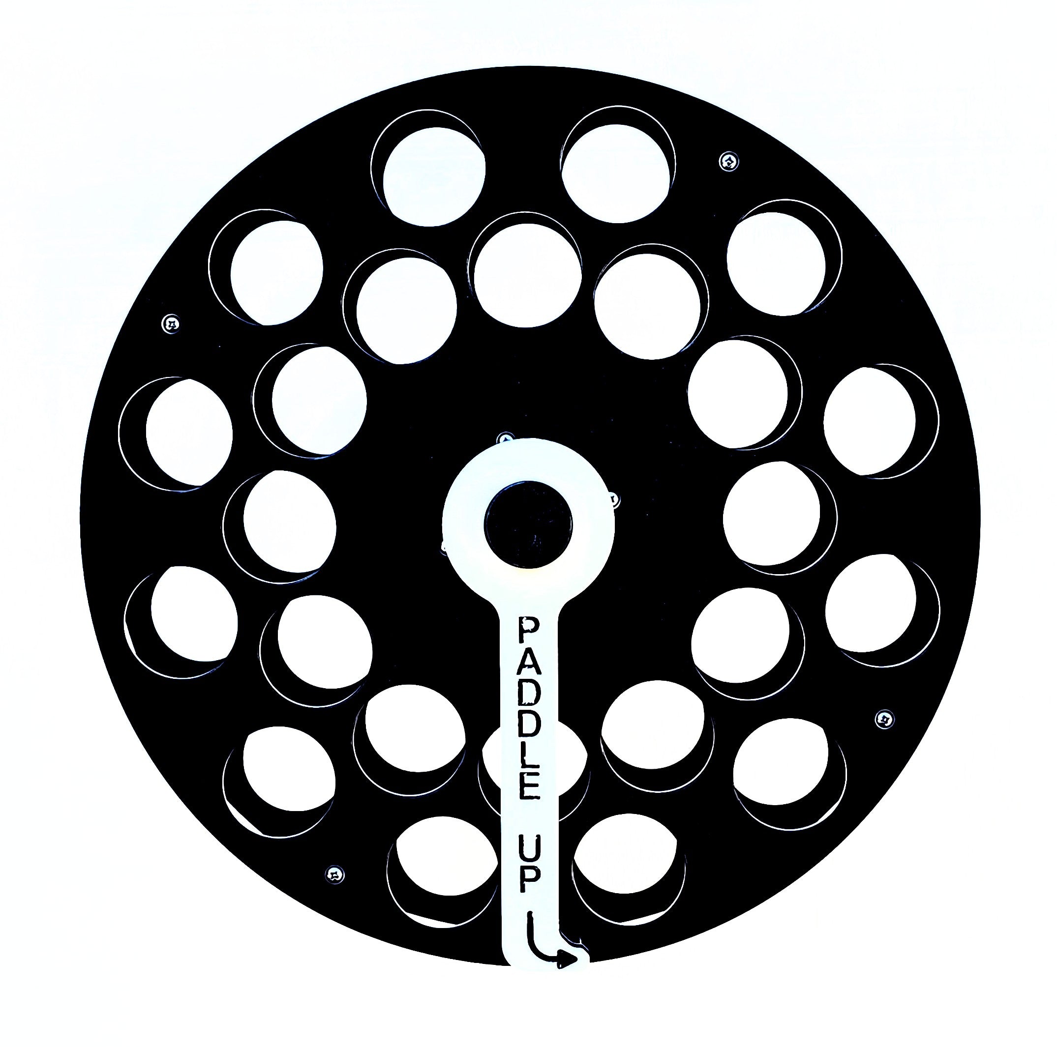 Black Pickleball Paddle Wheel