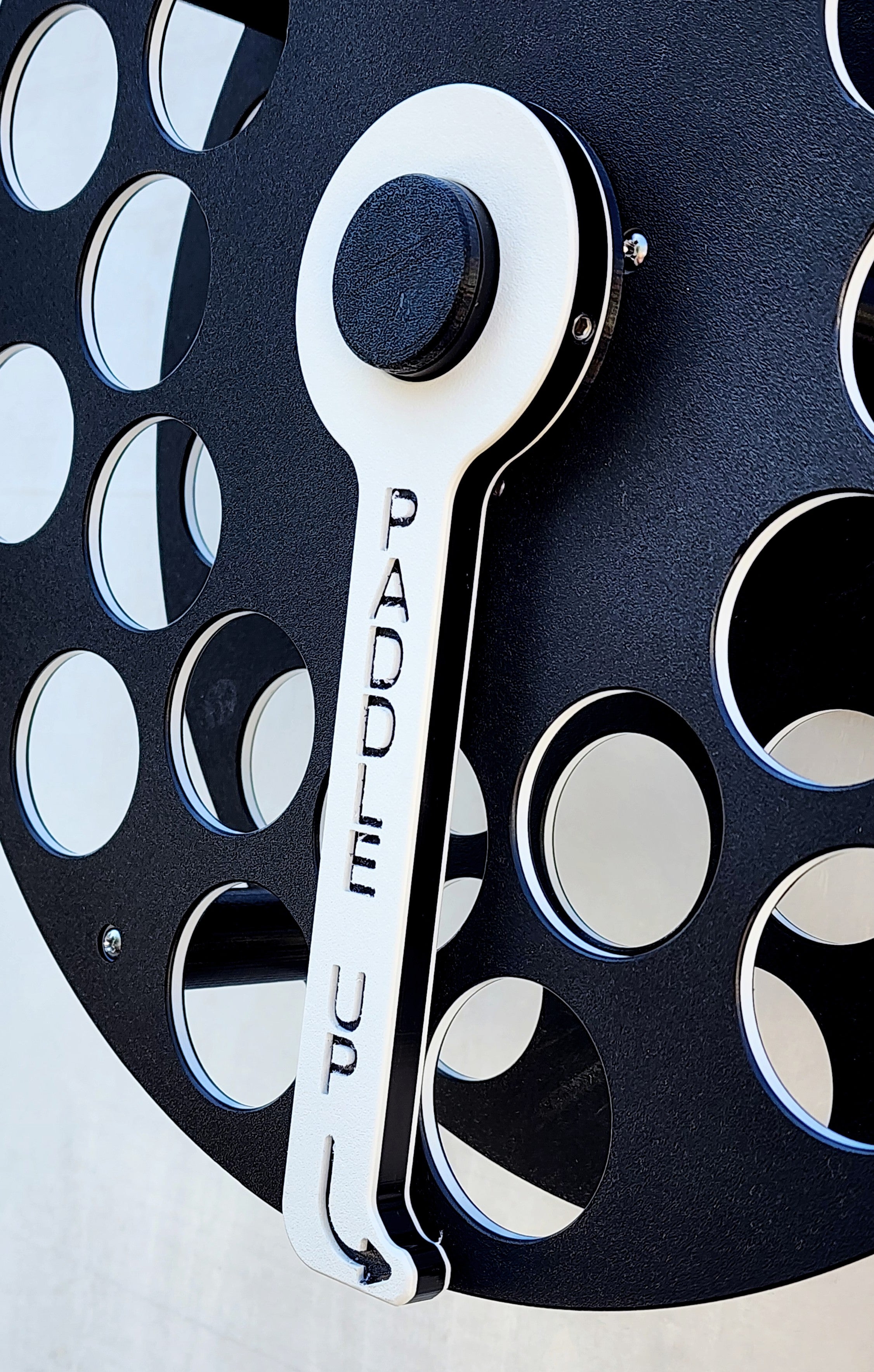 Black Pickleball Paddle Wheel