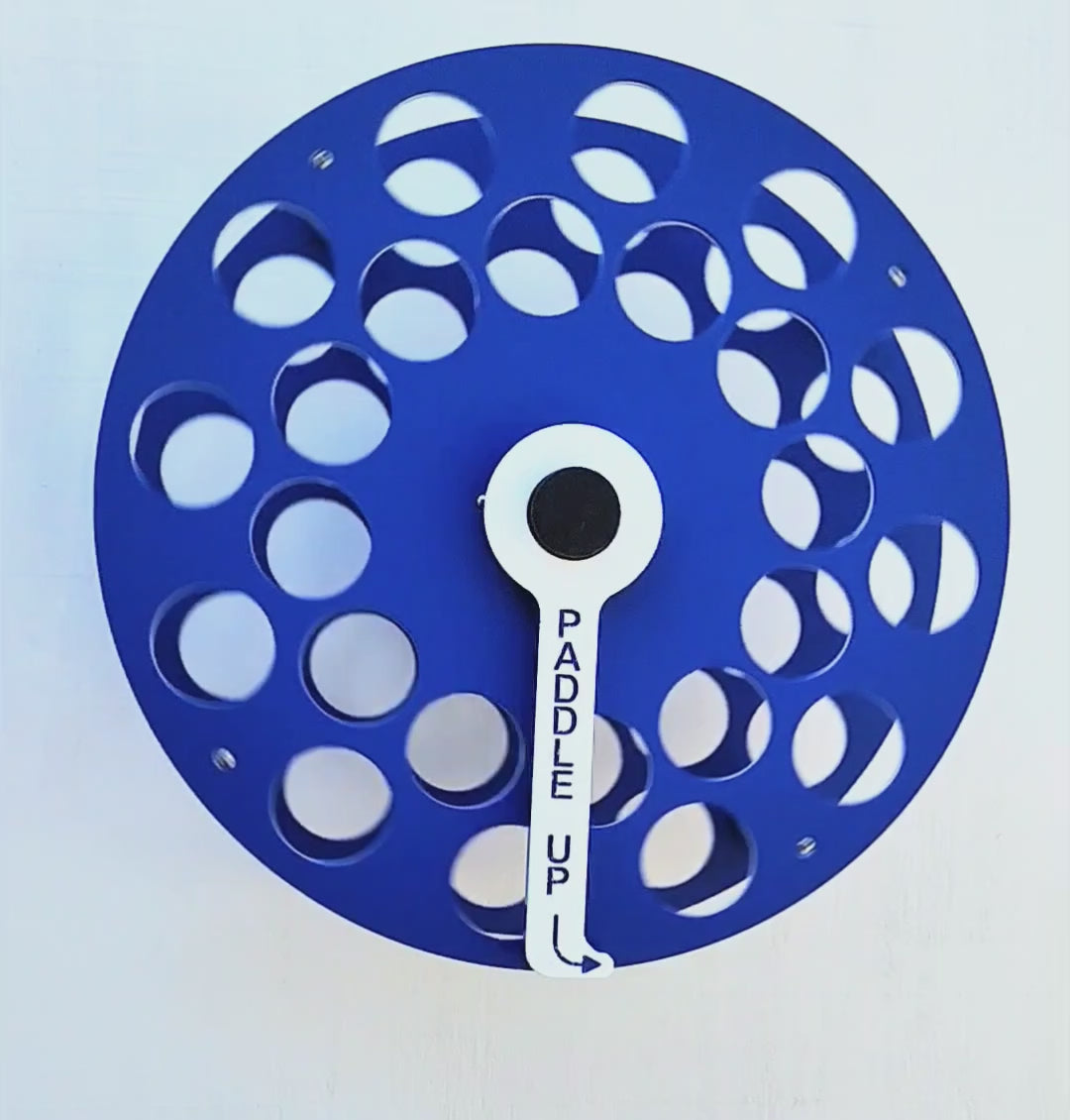 Blue Pickleball Paddle Wheel